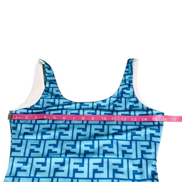 NEW Fashion Inspired FF Blue Bodysuit / Swimsuit - Picture 7 of 13